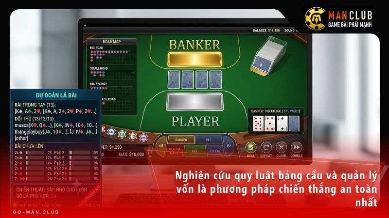 Thao tác đặt cược Baccarat an toàn